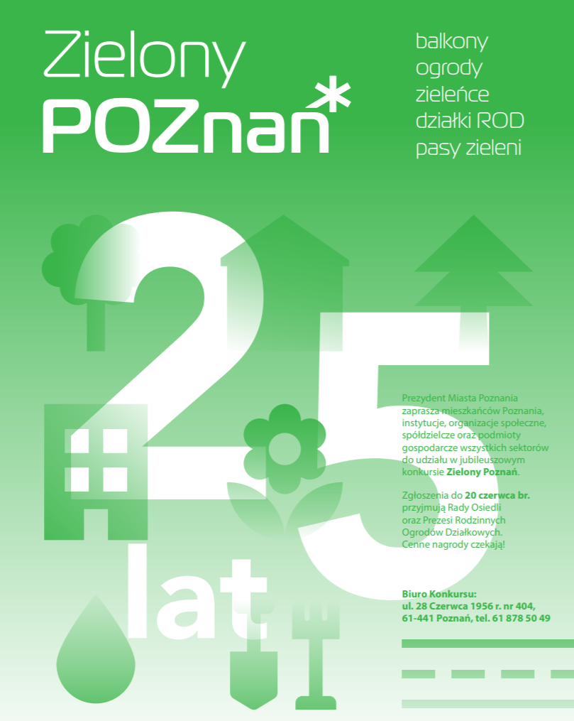 XXV edycja konkursu „Zielony Poznań”